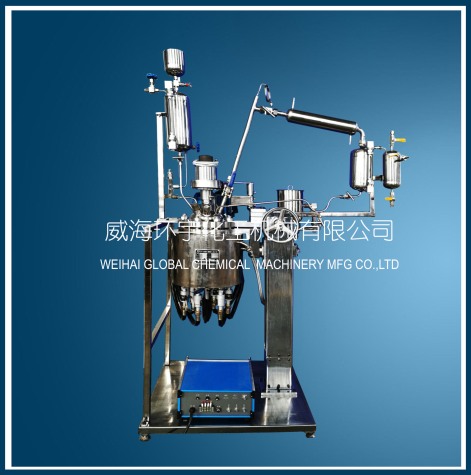 浙江5L Vacuum Distillation Reactor with Lifting Device