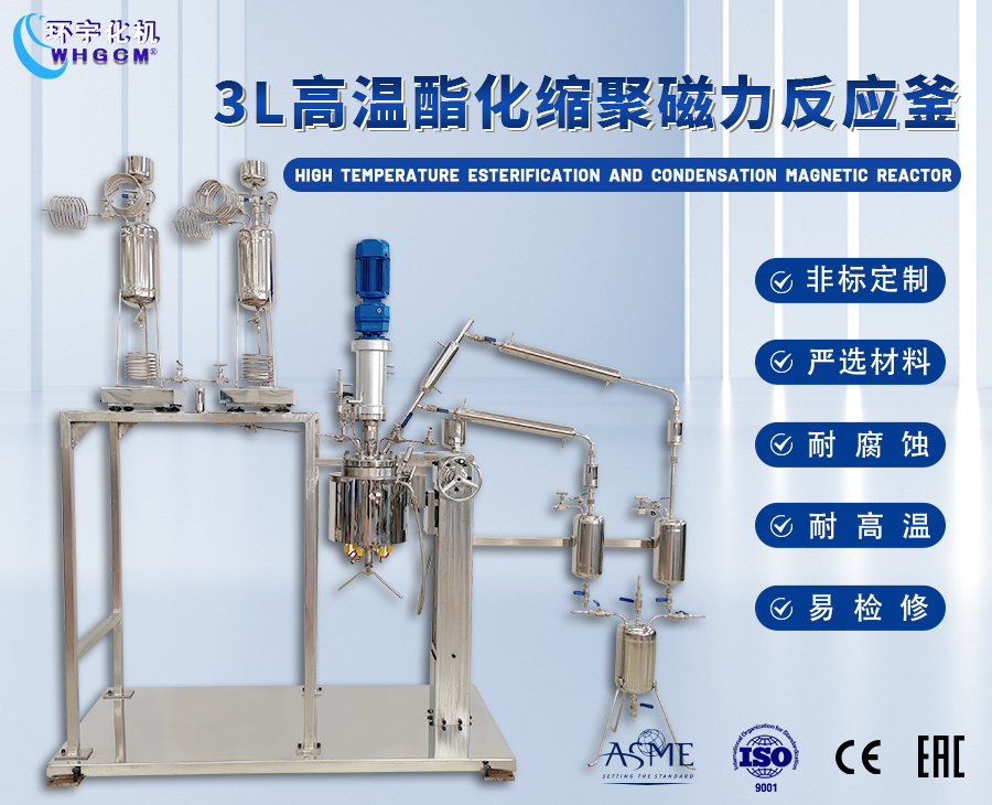 浙江3L高溫酯化縮聚成套裝置